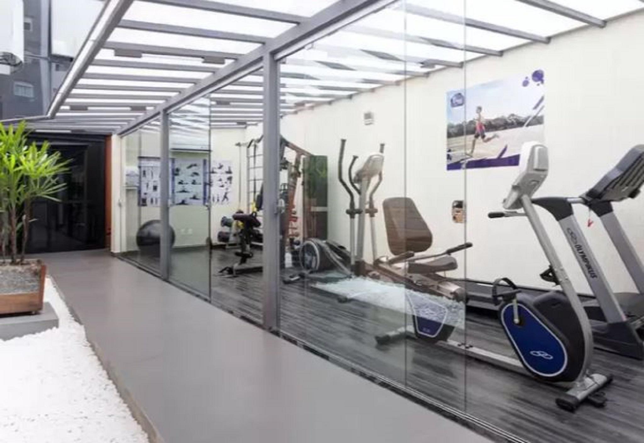 בלו הוריזונטה Royal Boutique Savassi Hotel מראה חיצוני תמונה The gym at the hotel