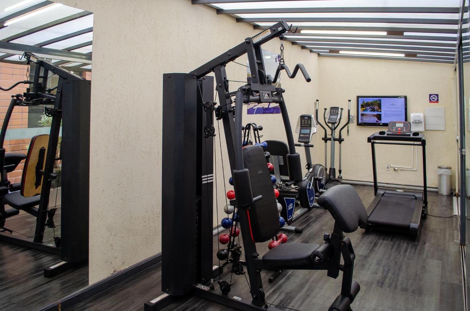 בלו הוריזונטה Royal Boutique Savassi Hotel מראה חיצוני תמונה A gym at the hotel
